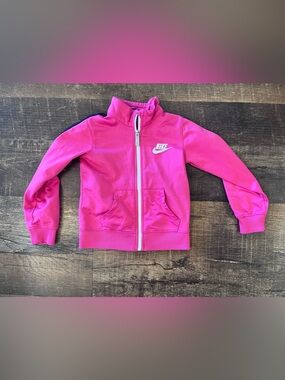 Nike Kids Hot Pink Zip-Up Hoodie Jacket